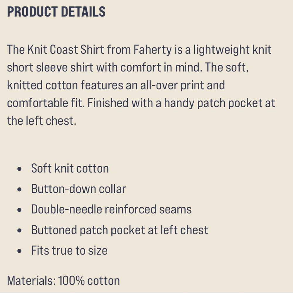 Faherty Brand Short Sleeve Knit Coast Shirt - Navy Fishscale Batik - Picture 4 of 6